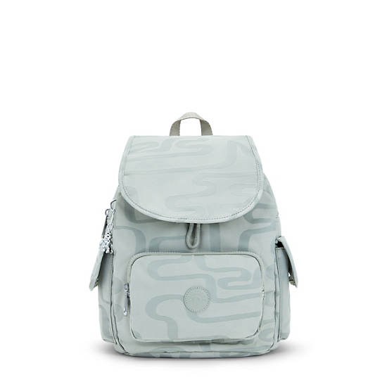 Kipling City Pack Small Classic Printed Rygsække Turkis | DK 1504WN